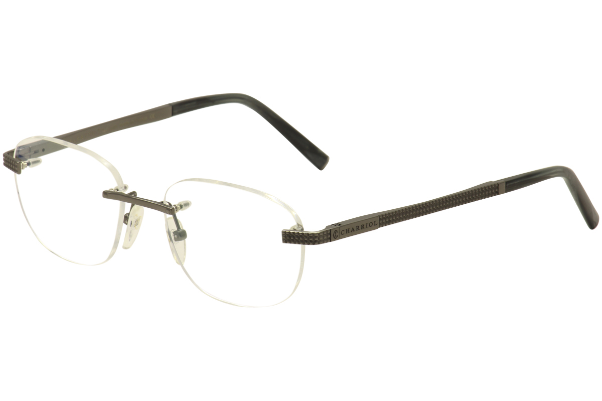 Charriol Men S Eyeglasses Pc7488 Pc 7488 Rimless Optical Frame