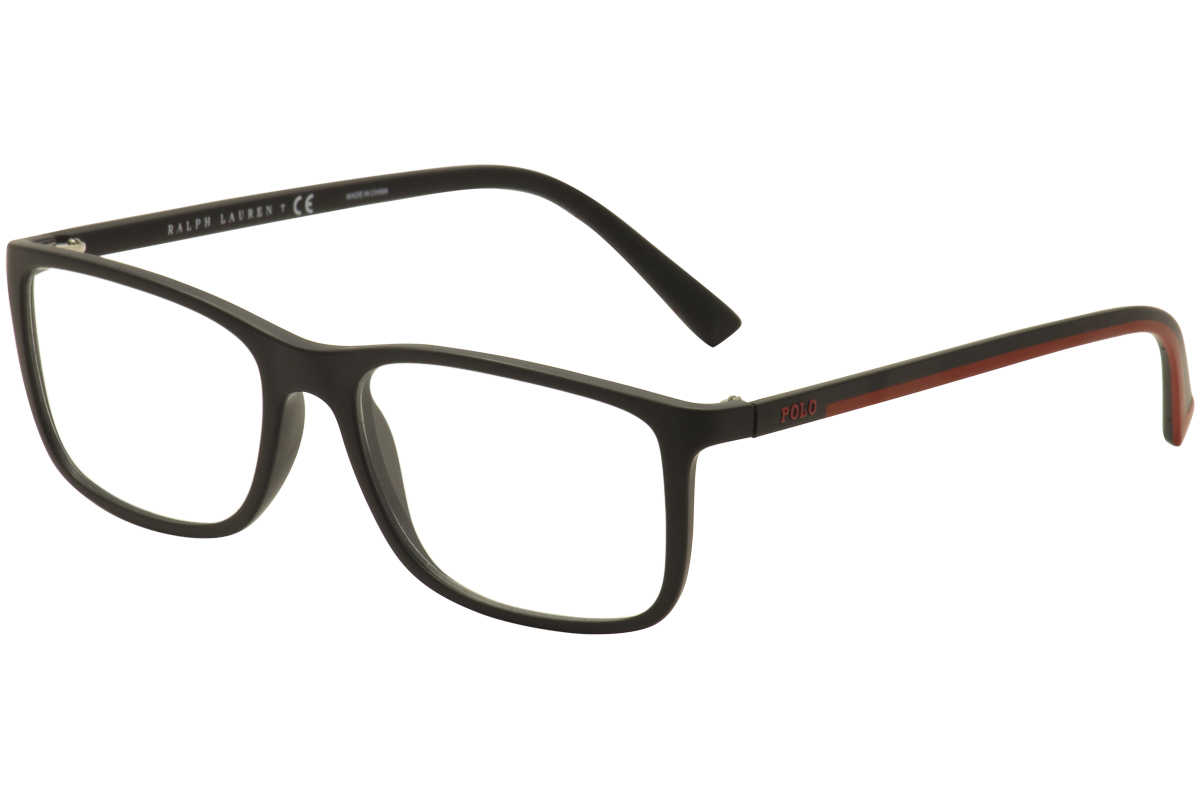 Polo Ralph Lauren Men's Eyeglasses PH2162 PH/2162 Full Rim Optical Frame - Black - Lens 56 Bridge 17 Temple 145mm