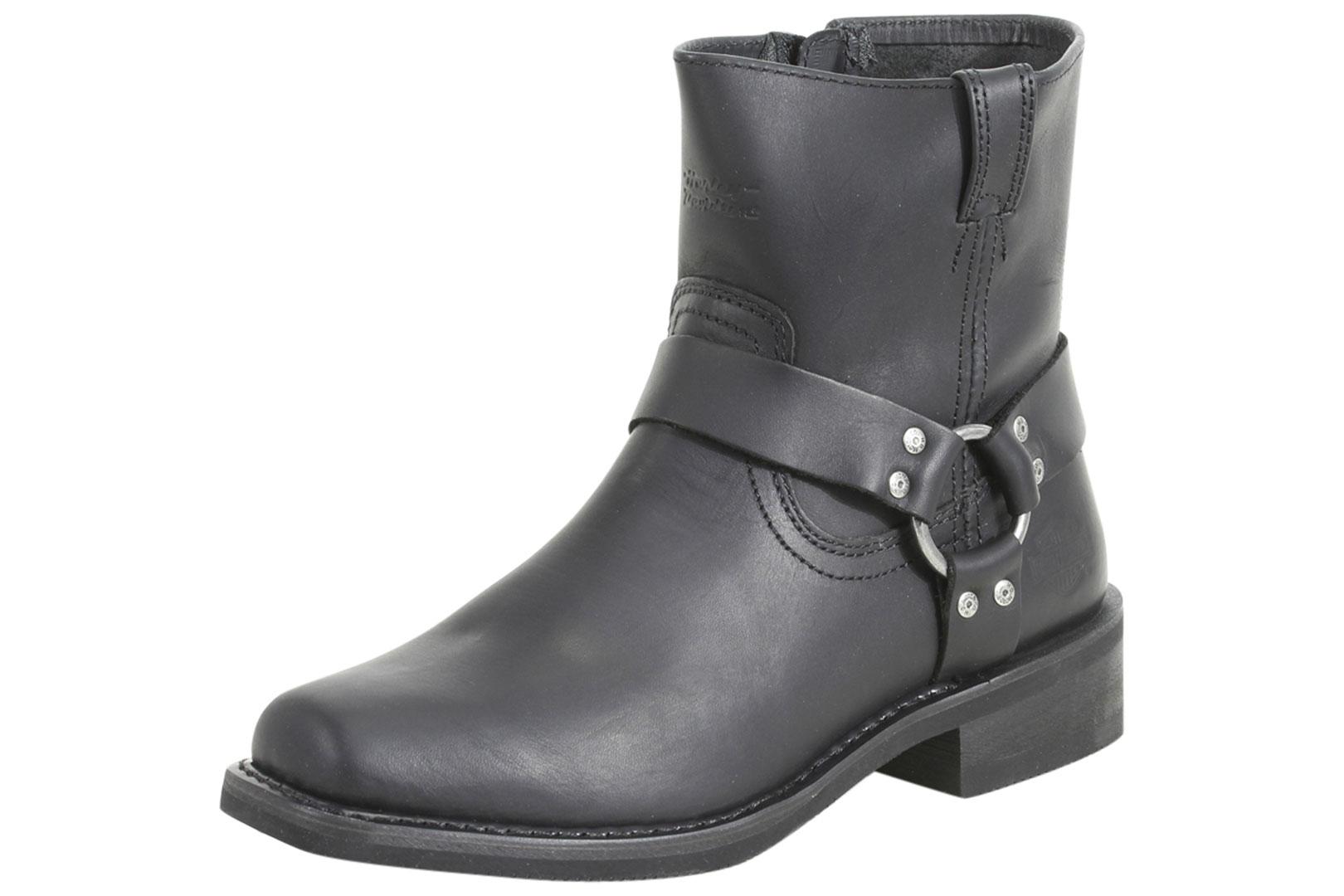 Harley Davidson Men's El Paso Motorcycle Boots Shoes - Black - 10.5 D(M) US -  Harley-Davidson