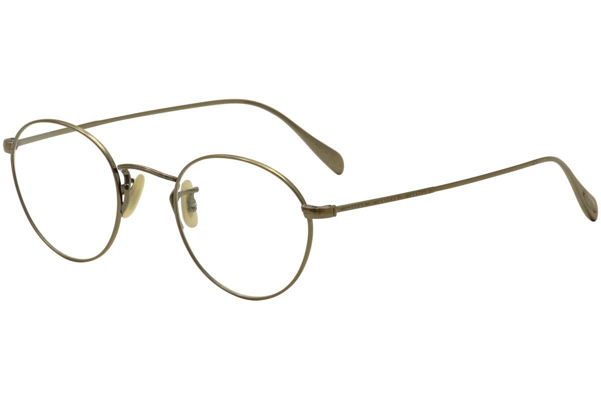 Oliver Peoples Women's OV1186 OV/1186 Coleridge Full Rim Optical Frame - Brushed Antique Gold   5039 - Lens 47 Bridge 22 Temple 145mm