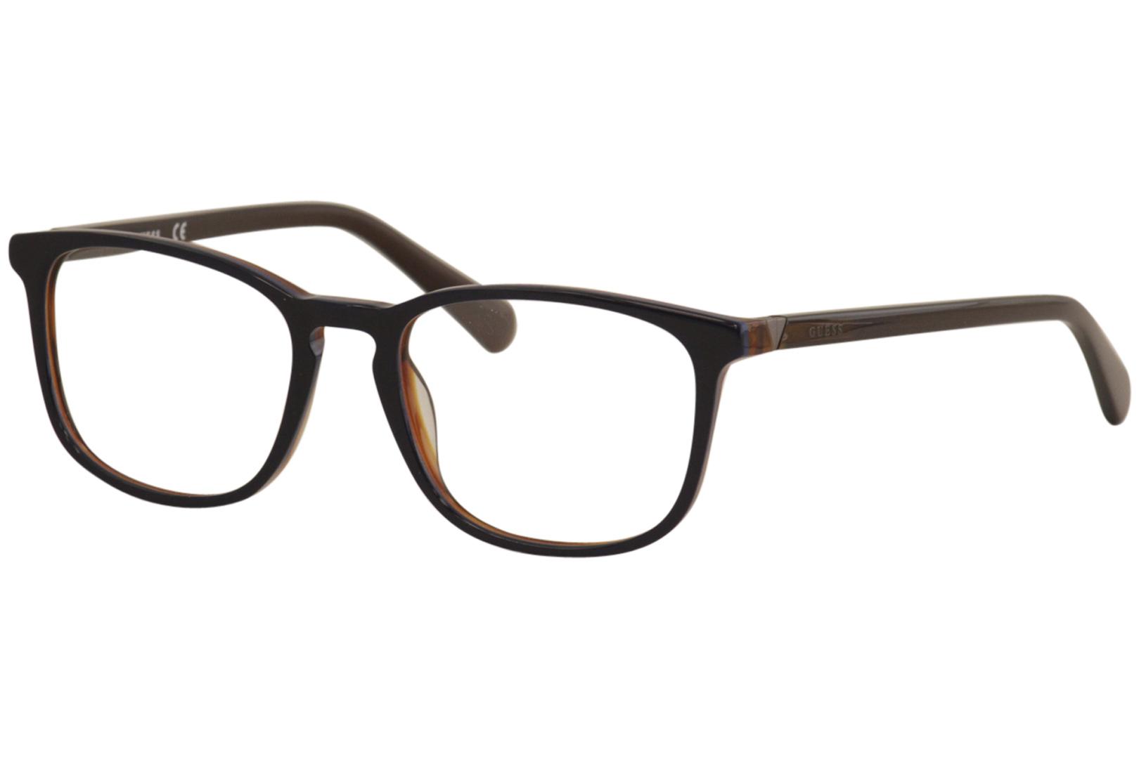 Guess Men's Eyeglasses GU1950 GU/1950 092 Blue/Brown Full Rim Optical ...