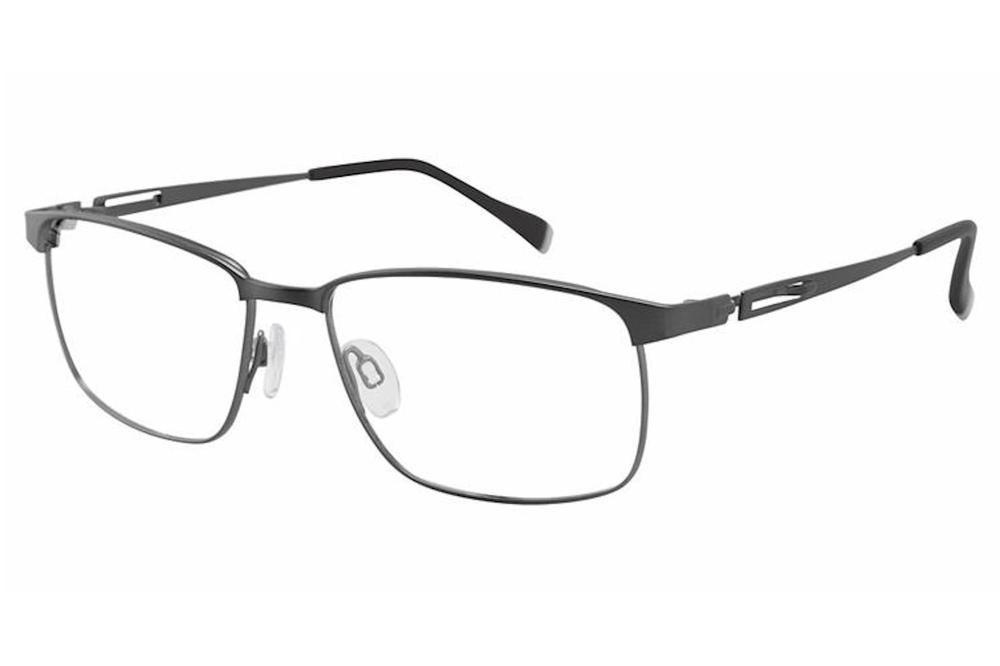 Charmant Perfect Comfort Eyeglasses TI12327 TI/12327 Titanium Optical Frame - Dark Grey   DG - Lens 55 Bridge 17 Temple 140mm