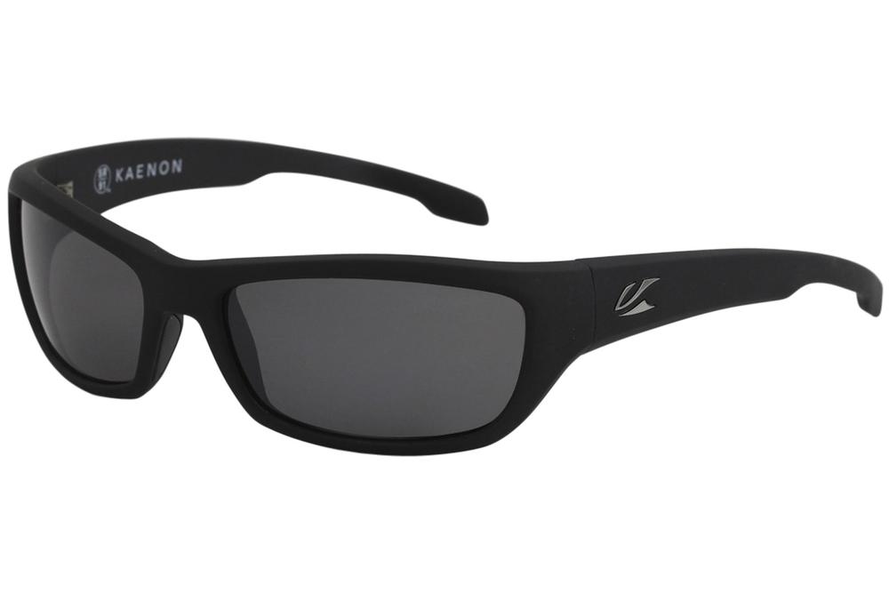 Kaenon Men's Cowell 040 Polarized Fashion Sunglasses - Matte Black Gunmetal/Pol Ultra Brown   G12 - Lens 59 Bridge 18 B 35.5 Temple 125mm
