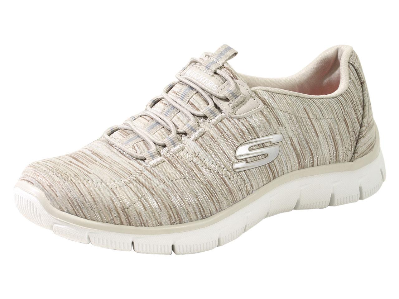 Skechers Women's Empire Game On Memory Foam Sneakers Shoes - Taupe - 8.5 B(M) US