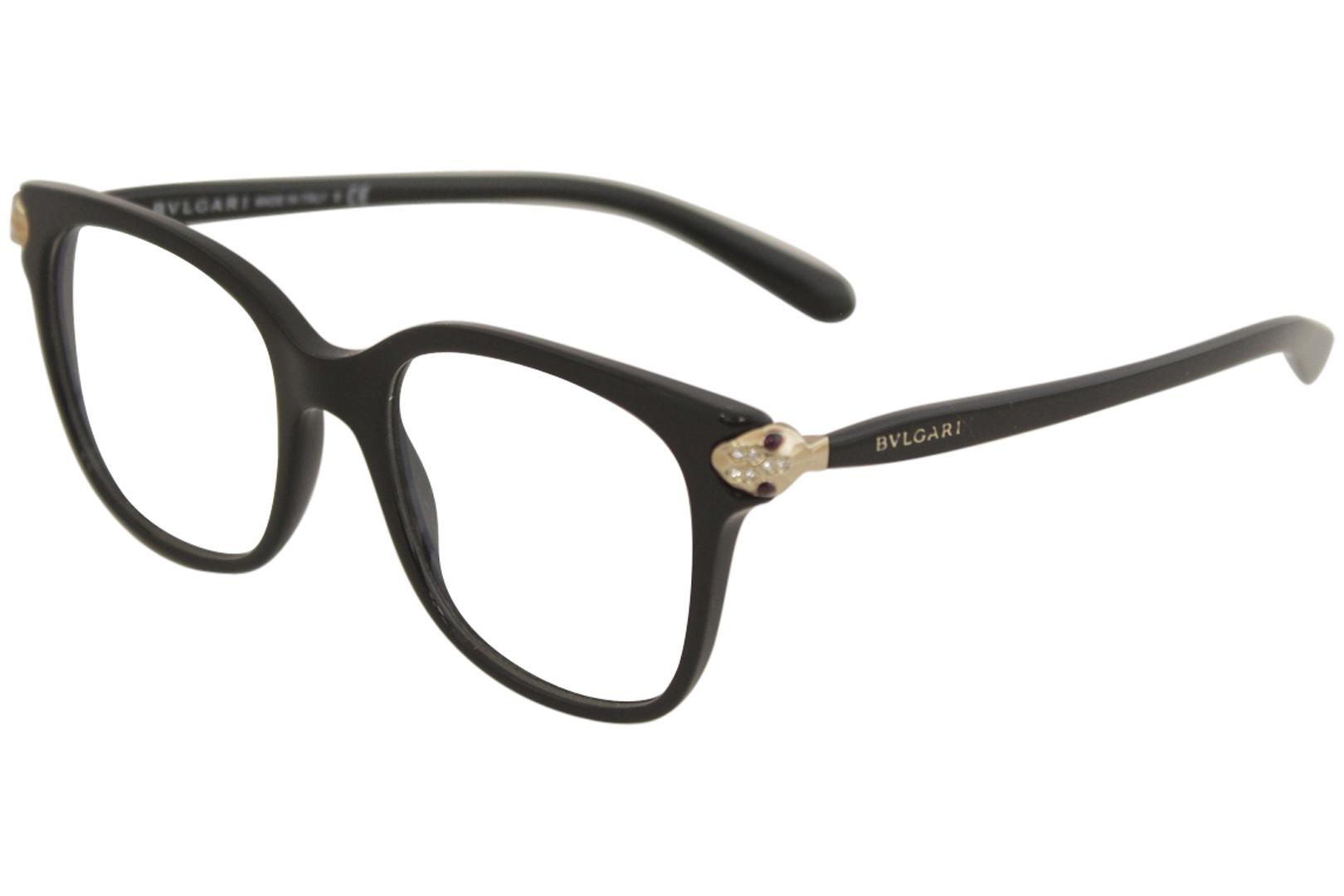 - Black - Lens 52 Bridge 19 B 44.5 ED 57.1 Temple 145mm -  Bvlgari