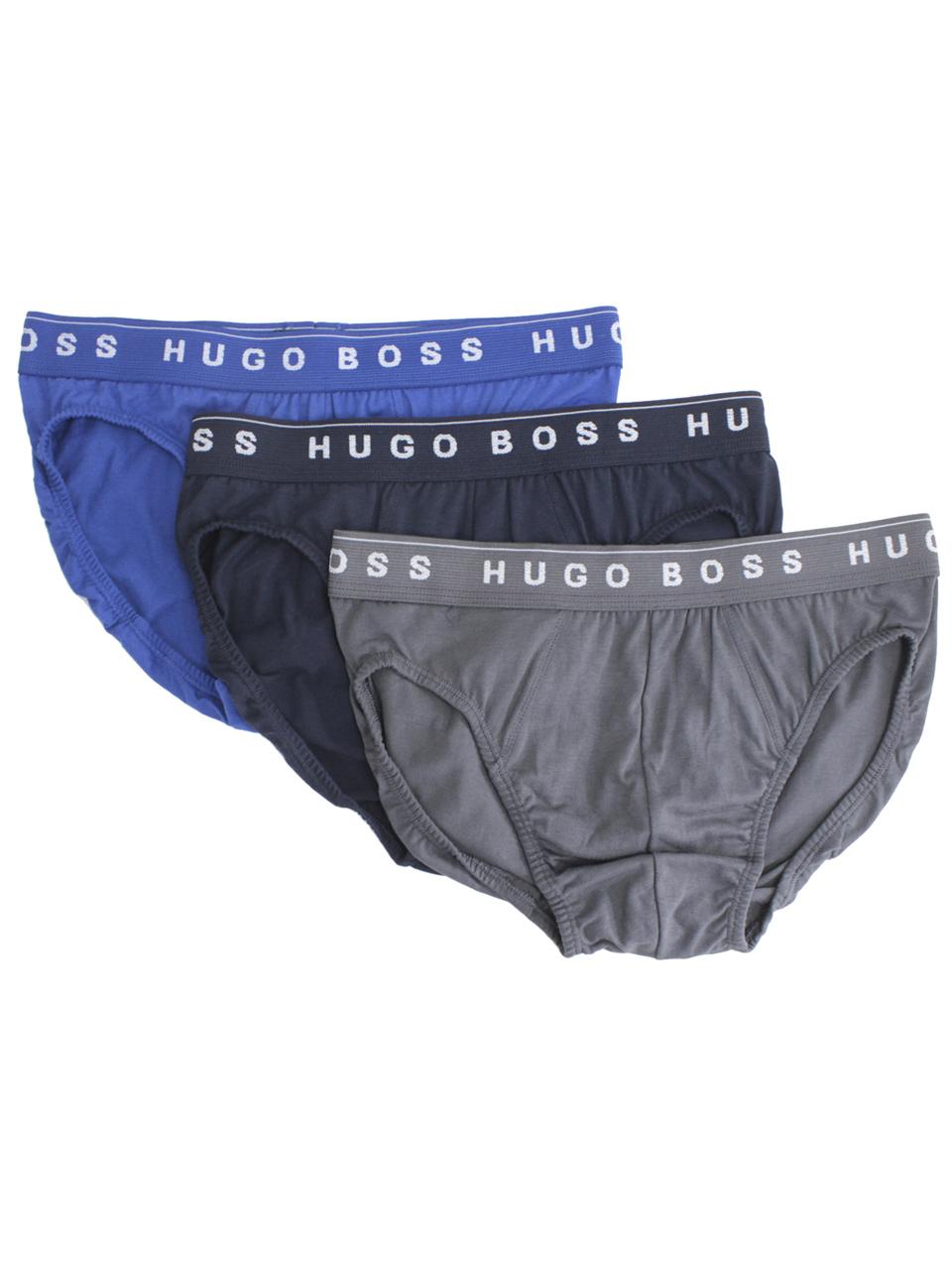 Hugo Boss Men's 3-Pairs Stretch Cotton Mini Briefs Underwear