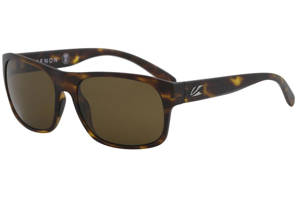 Kaenon Clemente Fashion Square Polarized Sunglasses - Matte Black Gunmetal/Pol Grey Blue Mirror   G12 - Lens 57 Bridge 15 B 43 Temple 134mm