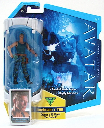 FIGURINE ARTICULÉE JAMES Cameron's AVATAR Colonel Miles Quaritch Action Figure 300785003783